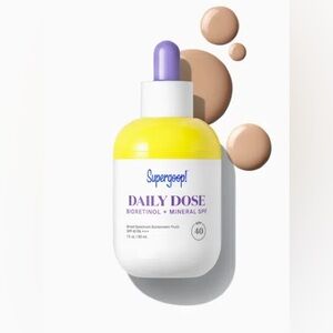 Supergoop! DAILY DOSE BIORETINOL + MINERAL SPF 40 Sunscreen Fluid